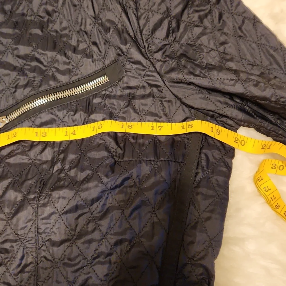 Moncler Women's Lightweight Black Nylon Jacket Size 3 - Picture 10 of 16